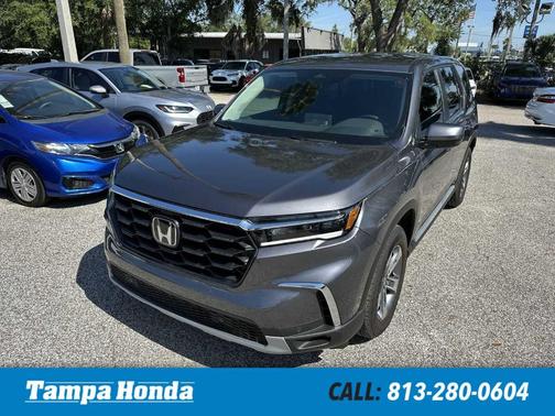 Modern Steel Metallic 2025 Honda Pilot EX-L