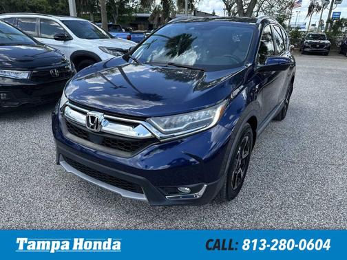 Obsidian Blue Pearl 2019 Honda CR-V Touring