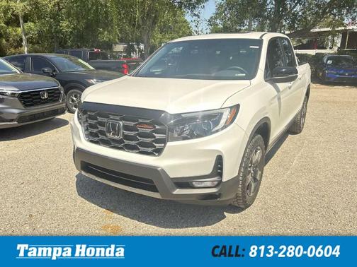 Platinum White Pearl 2026 Honda Ridgeline TrailSport