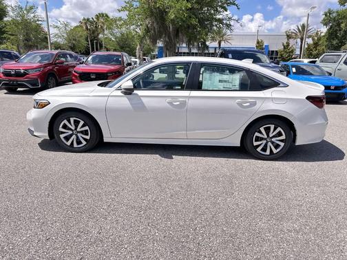 Platinum White Pearl 2026 Honda Civic LX