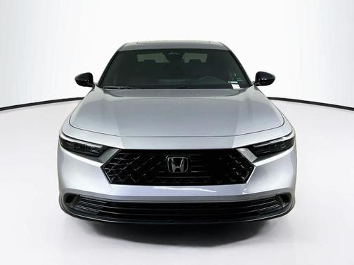 Solar Silver Metallic 2026 Honda Accord Hybrid Sport