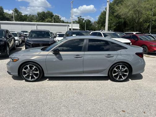 Urban Gray Pearl 2025 Honda Civic Hybrid TOURING