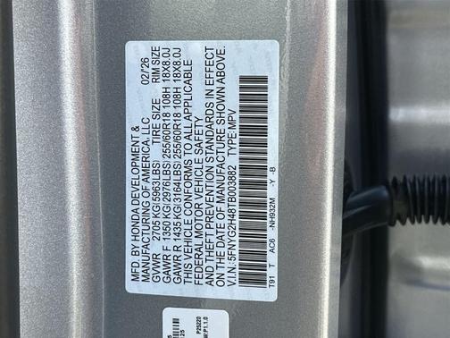 2026 Honda Pilot EX-L