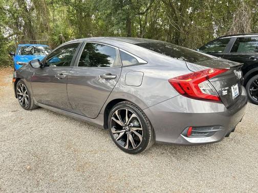 Modern Steel Metallic 2019 Honda Civic Sport
