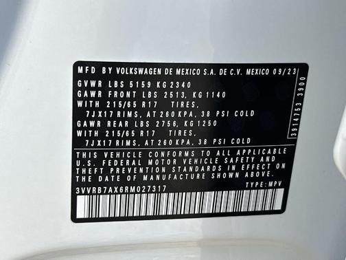 2024 Volkswagen Tiguan 2.0T S