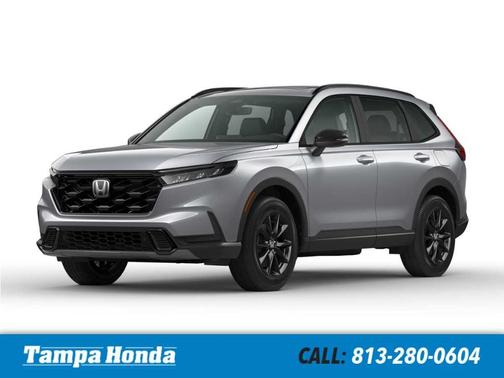 Platinum White Pearl 2026 Honda CR-V Hybrid Sport-L