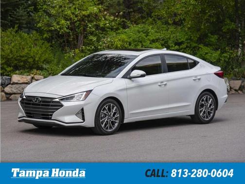 Quartz White Pearl 2020 Hyundai ELANTRA SEL