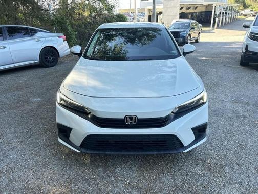 Platinum White Pearl 2024 Honda Civic LX