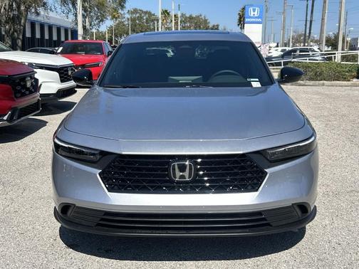 Solar Silver Metallic 2026 Honda Accord Hybrid Sport