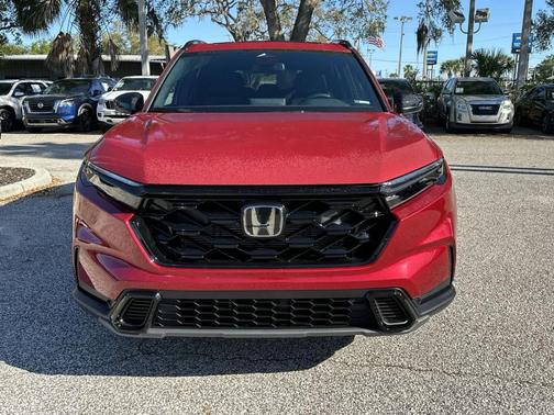 Radiant Red Metallic 2026 Honda CR-V Hybrid Sport