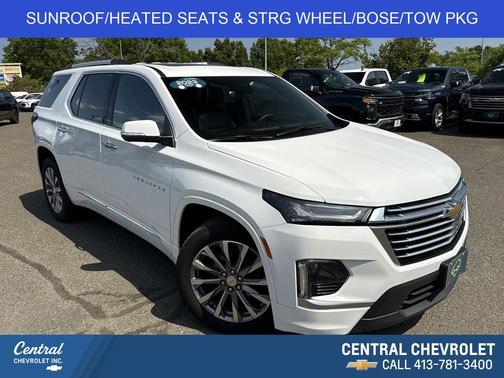 Summit White 2023 Chevrolet Traverse Premier