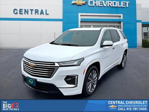Summit White 2023 Chevrolet Traverse Premier