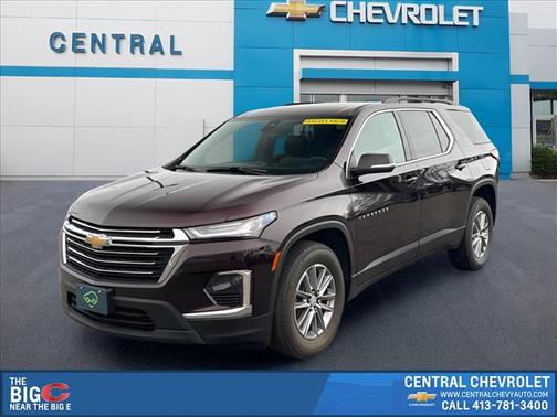 Black Cherry Metallic 2023 Chevrolet Traverse LT Leather