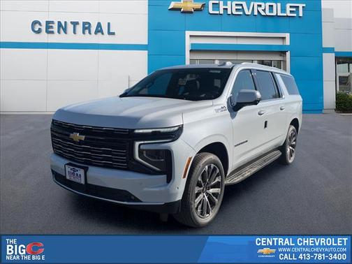 Polar White Tricoat 2026 Chevrolet Suburban High Country, 4WD