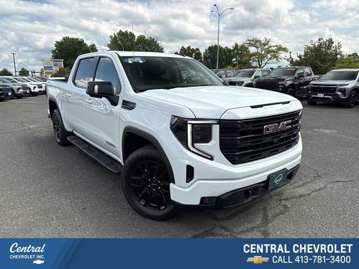 Summit White 2025 GMC Sierra 1500 Elevation