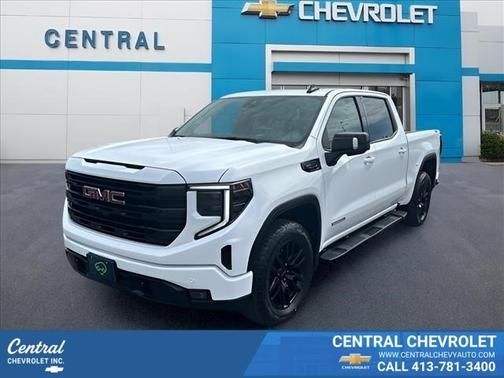 Summit White 2025 GMC Sierra 1500 Elevation