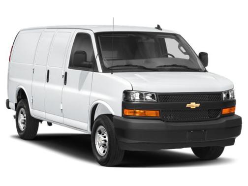 Summit White 2026 Chevrolet Express 3500 3500 Extended Wheelbase, WT, RWD