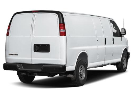 Summit White 2026 Chevrolet Express 3500 3500 Extended Wheelbase, WT, RWD