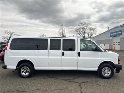 Summit White 2023 Chevrolet Express 3500 RWD 3500 Extended Wheelbase LS