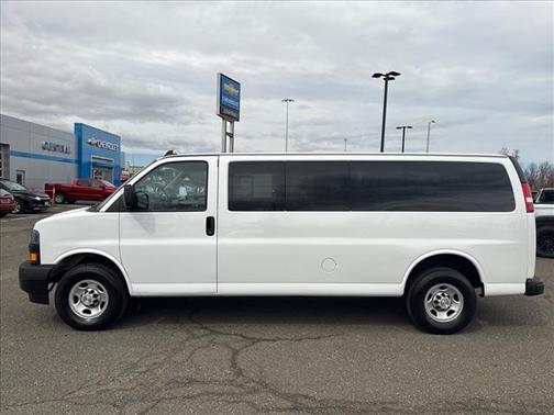 Summit White 2023 Chevrolet Express 3500 RWD 3500 Extended Wheelbase LS