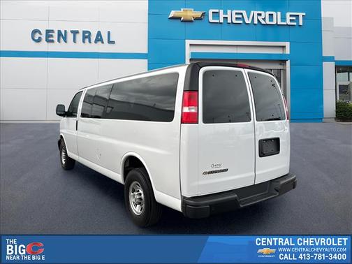Summit White 2023 Chevrolet Express 3500 RWD 3500 Extended Wheelbase LS