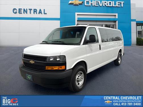 Summit White 2023 Chevrolet Express 3500 RWD 3500 Extended Wheelbase LS