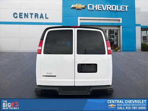 Summit White 2023 Chevrolet Express 3500 RWD 3500 Extended Wheelbase LS