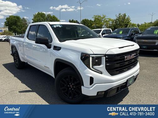 Summit White 2023 GMC Sierra 1500 Elevation
