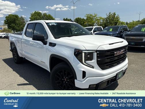 Summit White 2023 GMC Sierra 1500 Elevation