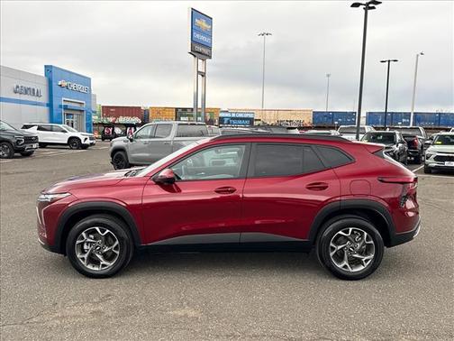 Crimson Metallic 2025 Chevrolet Trax LT