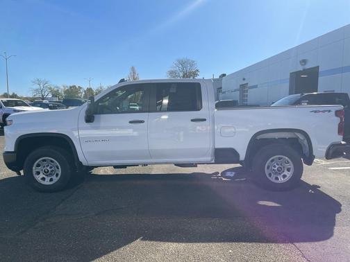 Summit White 2026 Chevrolet Silverado 2500 Crew Cab, Standard Bed, WT, 4WD