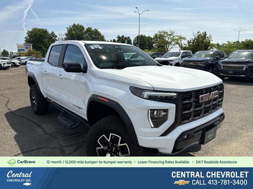 Summit White 2023 GMC Canyon AT4X