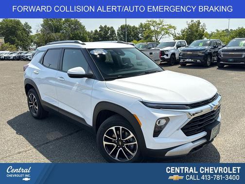 Summit White 2025 Chevrolet Trailblazer LT