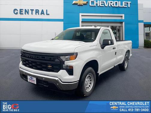 Summit White 2026 Chevrolet Silverado 1500 WT