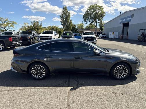 Portofino Gray 2024 Hyundai SONATA Hybrid Limited