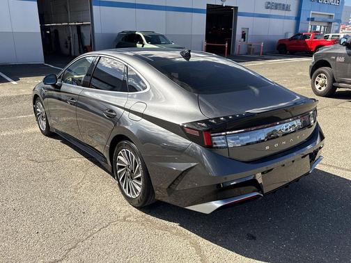 Portofino Gray 2024 Hyundai SONATA Hybrid Limited