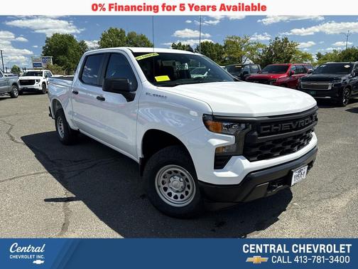 Summit White 2026 Chevrolet Silverado 1500 WT