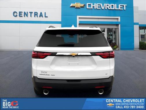 Summit White 2023 Chevrolet Traverse LT Leather