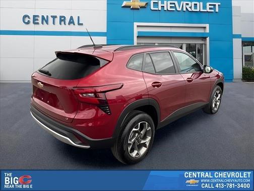 Crimson Metallic 2025 Chevrolet Trax LT