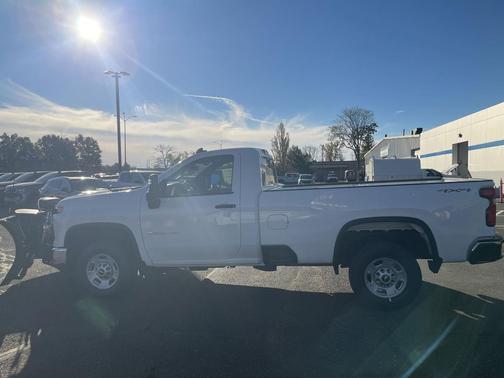Summit White 2026 Chevrolet Silverado 2500 Regular Cab, Long Bed, WT, 4WD