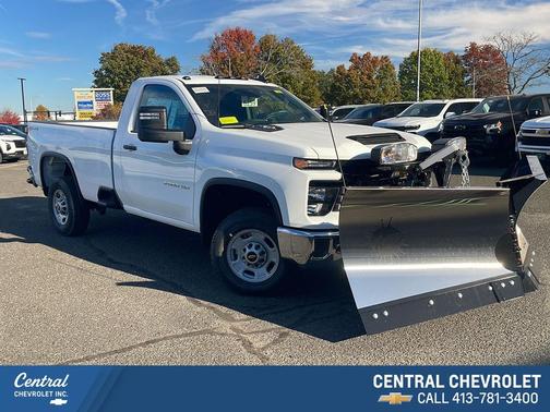 Summit White 2026 Chevrolet Silverado 2500 Regular Cab, Long Bed, WT, 4WD