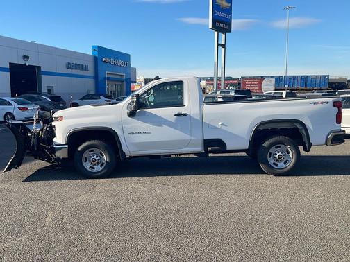 Summit White 2026 Chevrolet Silverado 2500 Regular Cab, Long Bed, WT, 4WD