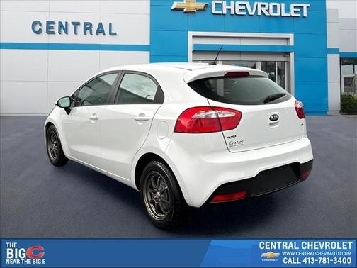 Clear White 2014 Kia Rio LX