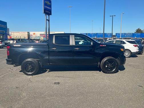 Black 2024 Chevrolet Silverado 1500 Custom Trail Boss