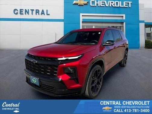 Radiant Red Tintcoat 2025 Chevrolet Traverse RS