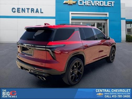 Radiant Red Tintcoat 2025 Chevrolet Traverse RS