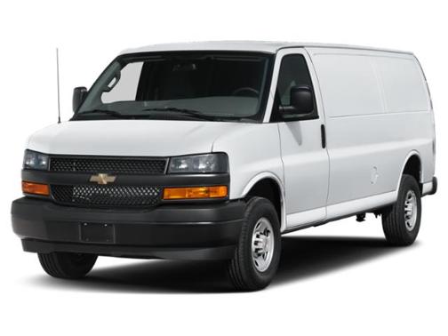Summit White 2026 Chevrolet Express 3500 3500 Extended Wheelbase, WT, RWD