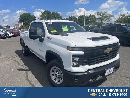 Summit White 2026 Chevrolet Silverado 2500 Crew Cab, Standard Bed, WT, 4WD