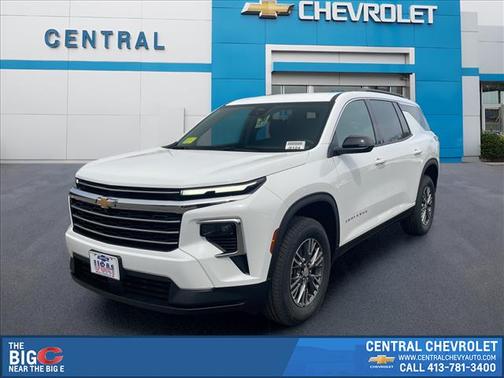 Summit White 2026 Chevrolet Traverse LT