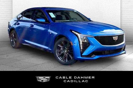 Coastal Blue Metallic 2026 Cadillac CT5 Sport AWD